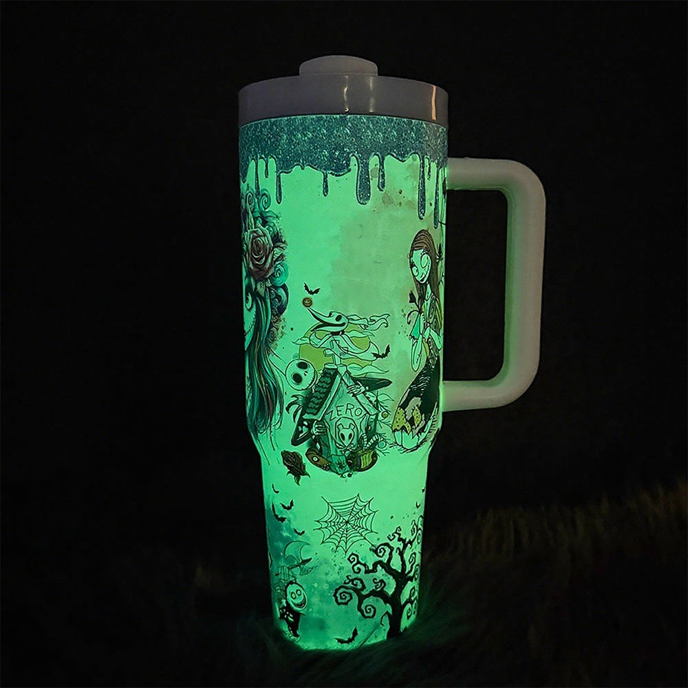 Halloween Glowing 40oz Tumbler For Gift Ideas