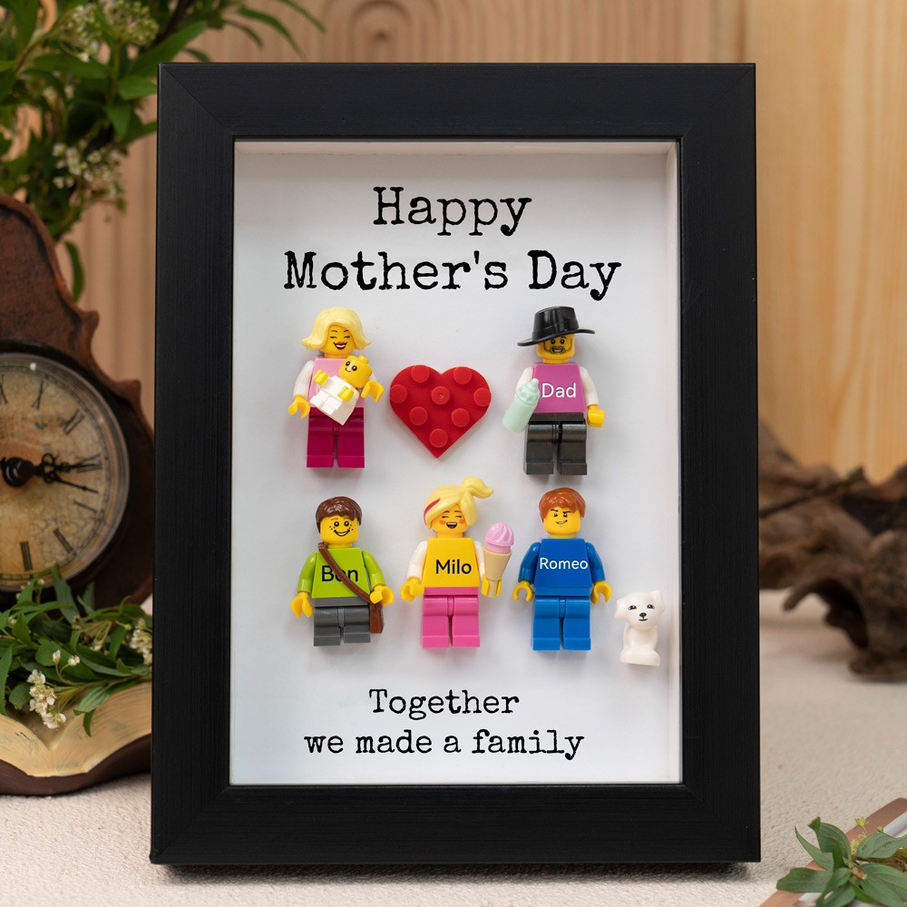 Personalized Tiny Figure With Frame For Mom Mother's Day Gift Ideas