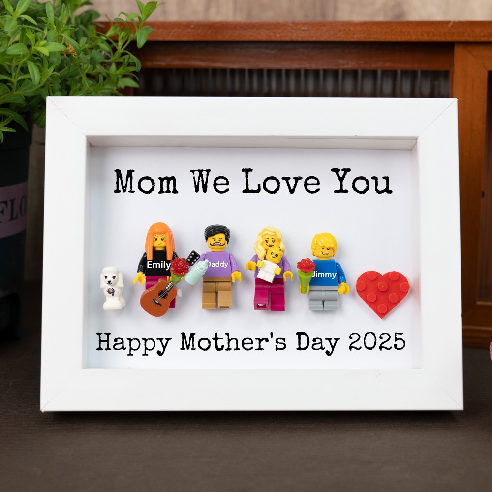 Personalized Tiny Figure With Frame For Mom Mother's Day Gift Ideas