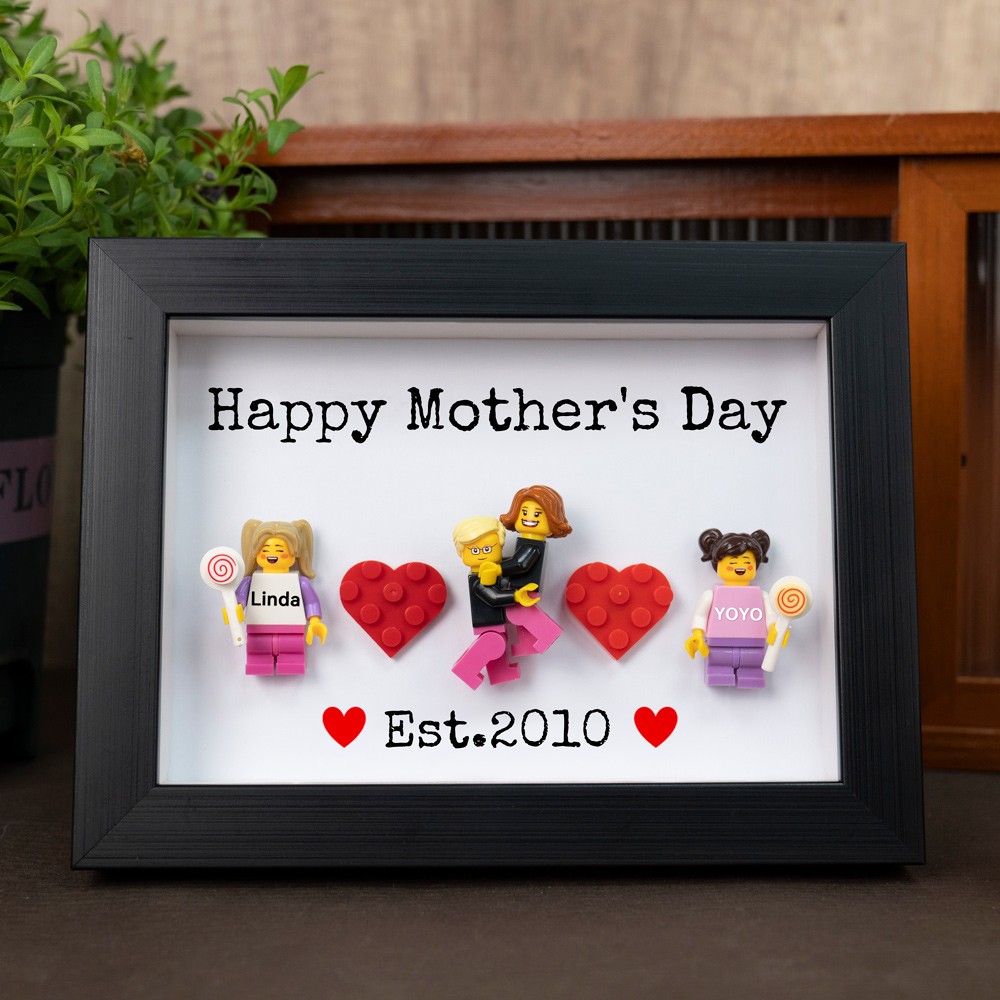 Personalized Tiny Figure With Frame For Mom Mother's Day Gift Ideas