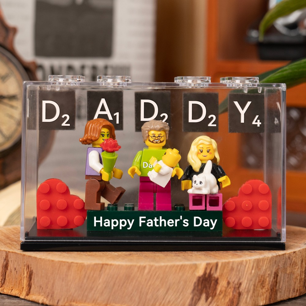 Personalized Tiny Figure With Box For Dad Father's Day Gift Ideas