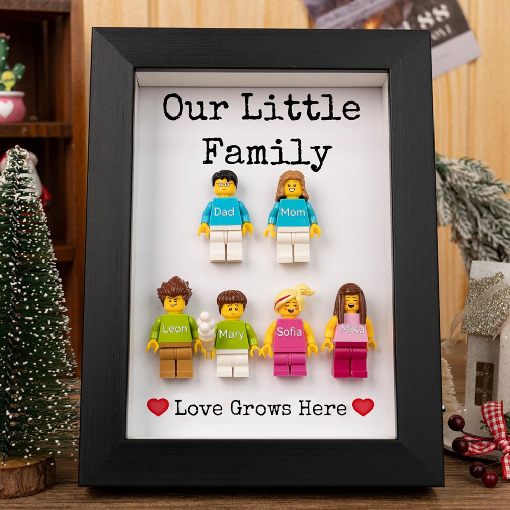 Personalized Tiny Figure With Frame For Family Gift Ideas