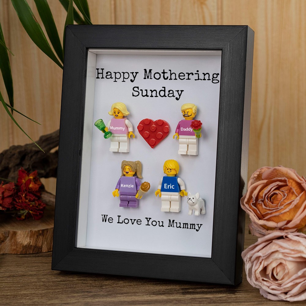Personalized Tiny Figure With Frame For Mum Mothering Sunday Gift Ideas
