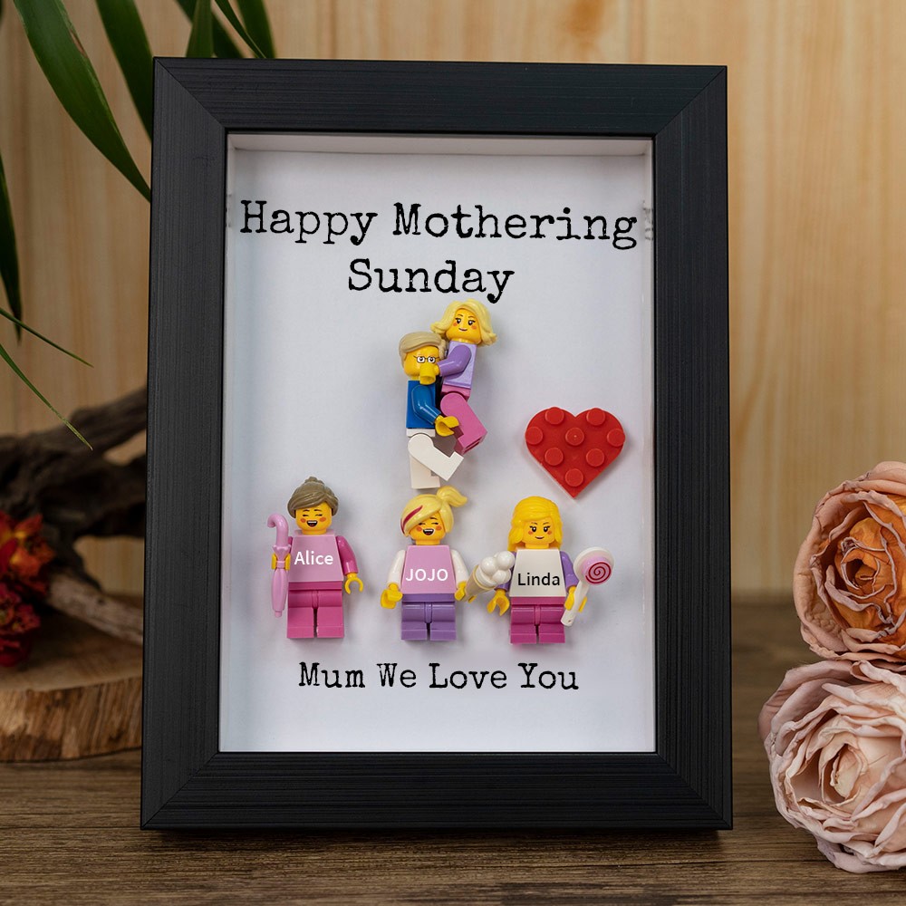 Personalized Tiny Figure With Frame For Mum Mothering Sunday Gift Ideas