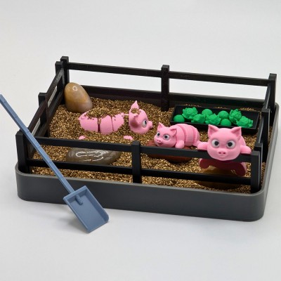 Pig Zen Sand Garden Desk Accessory Gift For Kids