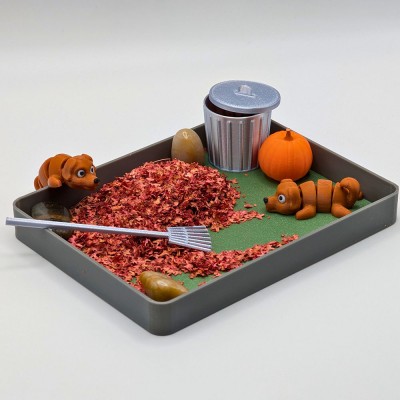 Dog Zen Sand Garden Desk Accessory Gift For Her/Him