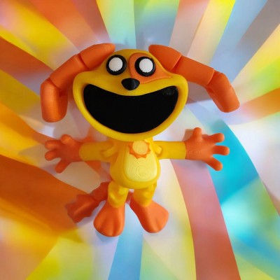 Horror Dog Figures with Movable Body and Limbs For Gift Ideas 6 Inches