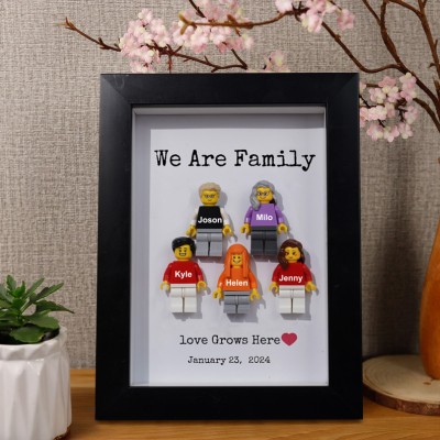 Personalized Tiny Figure With Frame For Mom Mother's Day Gift Ideas