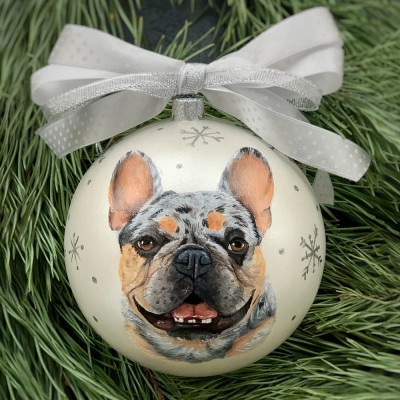Personalized Pet Ornament Ball For Christmas Tree