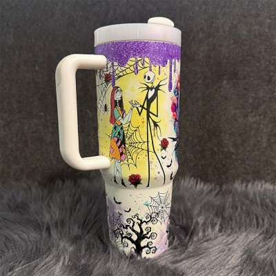 Halloween Glowing 40oz Tumbler For Gift Ideas