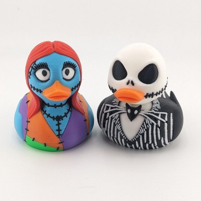 Set of 2 Halloween Ducks For Home Decor