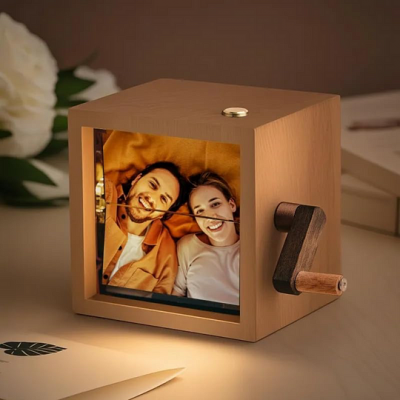 Hand Crank Flipbook Box for Lover – Personalized and Unique Gift For Couple