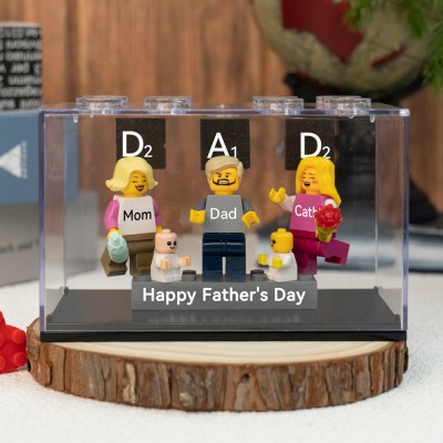 Personalized Tiny Figure With Box For Dad Father's Day Gift Ideas