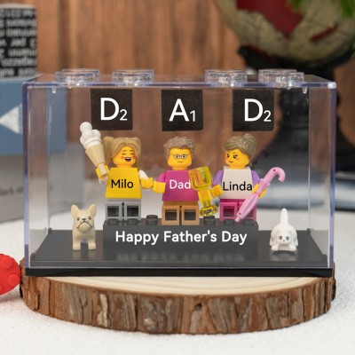 Personalized Tiny Figure With Box For Dad Father's Day Gift Ideas