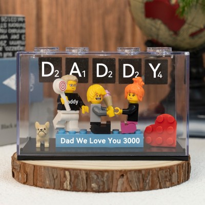Personalized Tiny Figure With Box For Dad Father's Day Gift Ideas