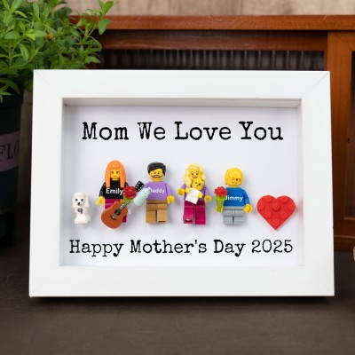 Personalized Tiny Figure With Frame For Mom Mother's Day Gift Ideas