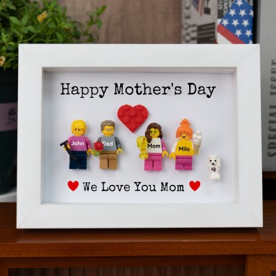 Personalized Tiny Figure With Frame For Mom Mother's Day Gift Ideas