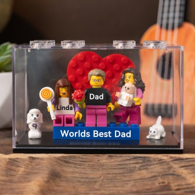 Personalized Tiny Figure With Box For Dad Father's Day Gift Ideas