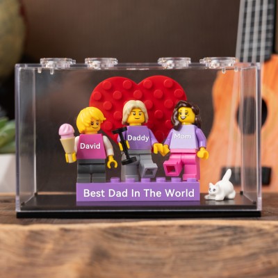 Personalized Tiny Figure With Box For Dad Father's Day Gift Ideas