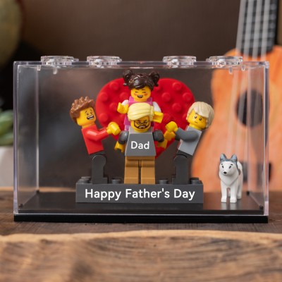 Personalized Tiny Figure With Box For Dad Father's Day Gift Ideas