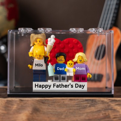 Personalized Tiny Figure With Box For Dad Father's Day Gift Ideas