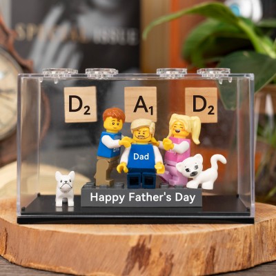 Personalized Tiny Figure With Box For Dad Father's Day Gift Ideas
