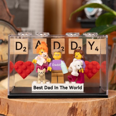 Personalized Tiny Figure With Box For Dad Father's Day Gift Ideas