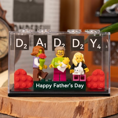 Personalized Tiny Figure With Box For Dad Father's Day Gift Ideas