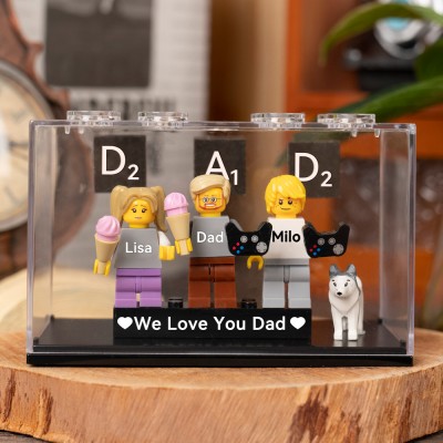 Personalized Tiny Figure With Box For Dad Father's Day Gift Ideas