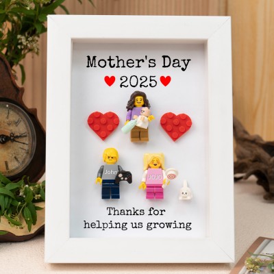 Personalized Tiny Figure With Frame For Mom Mother's Day Gift Ideas