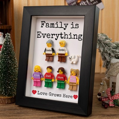 Personalized Tiny Figure With Frame For Family Gift Ideas