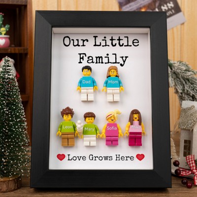 Personalized Tiny Figure With Frame For Family Gift Ideas