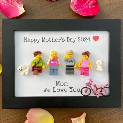 Personalized Tiny Figure With Frame For Mom Mother's Day Gift Ideas