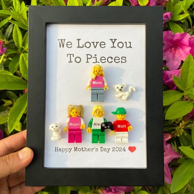 Personalized Tiny Figure With Frame For Mom Mother's Day Gift Ideas