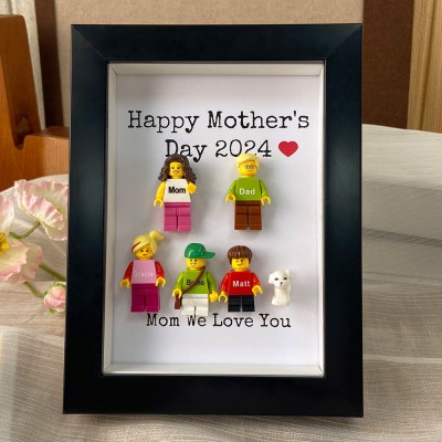 Personalized Tiny Figure With Frame For Mom Mother's Day Gift Ideas