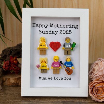 Personalized Tiny Figure With Frame For Mum Mothering Sunday Gift Ideas