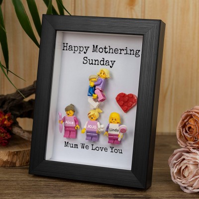 Personalized Tiny Figure With Frame For Mum Mothering Sunday Gift Ideas