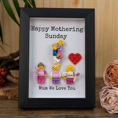 Personalized Tiny Figure With Frame For Mum Mothering Sunday Gift Ideas