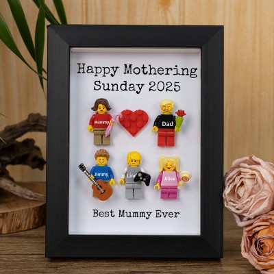 Personalized Tiny Figure With Frame For Mum Mothering Sunday Gift Ideas