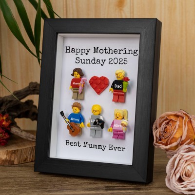 Personalized Tiny Figure With Frame For Mum Mothering Sunday Gift Ideas