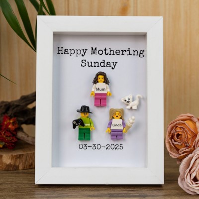 Personalized Tiny Figure With Frame For Mum Mothering Sunday Gift Ideas