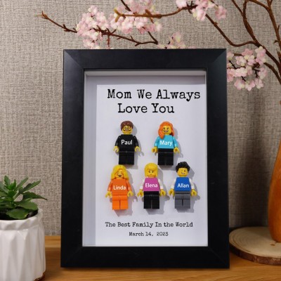 Personalized Tiny Figure With Frame For Mother's Day Gift Ideas