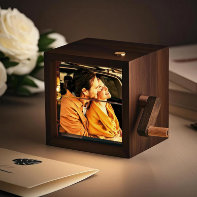 Hand Crank Flipbook Box for Lover – Personalized and Unique Gift For Couple