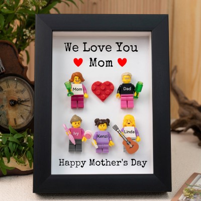 Personalized Tiny Figure With Frame For Mom Mother's Day Gift Ideas