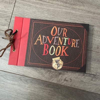 Personalized Leather Our Adventure Book Photo Album Valentine's Day Wedding Anniversary Gift for Couple