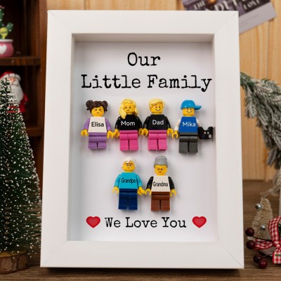 Personalized Tiny Figure With Frame For Family Gift Ideas