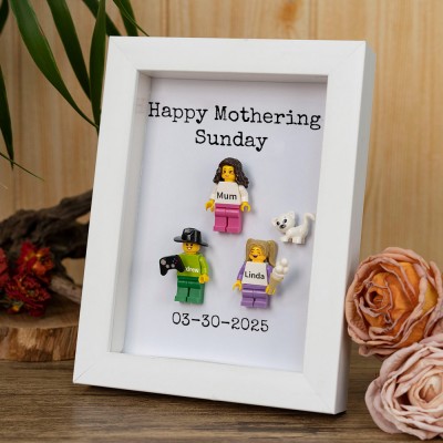 Personalized Tiny Figure With Frame For Mum Mothering Sunday Gift Ideas